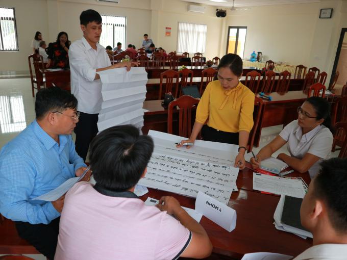  Empowered CSOs and ethnic minority youth for active participation in decision making in Yen Bai, Vietnam workshop activities